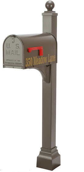 Janzer Mailbox and Post Combo – Hart Mailbox